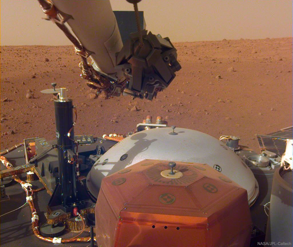 Sound and Light Captured by Mars InSight