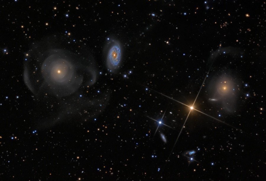 Shell Galaxies in Pisces