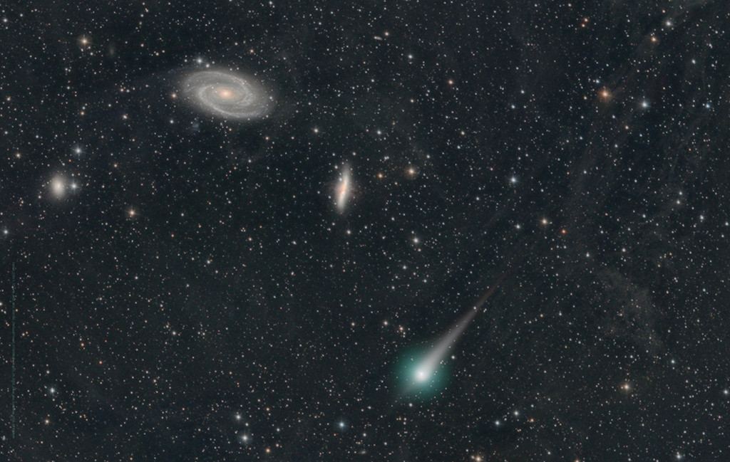 Comet PanSTARRs and the Galaxies