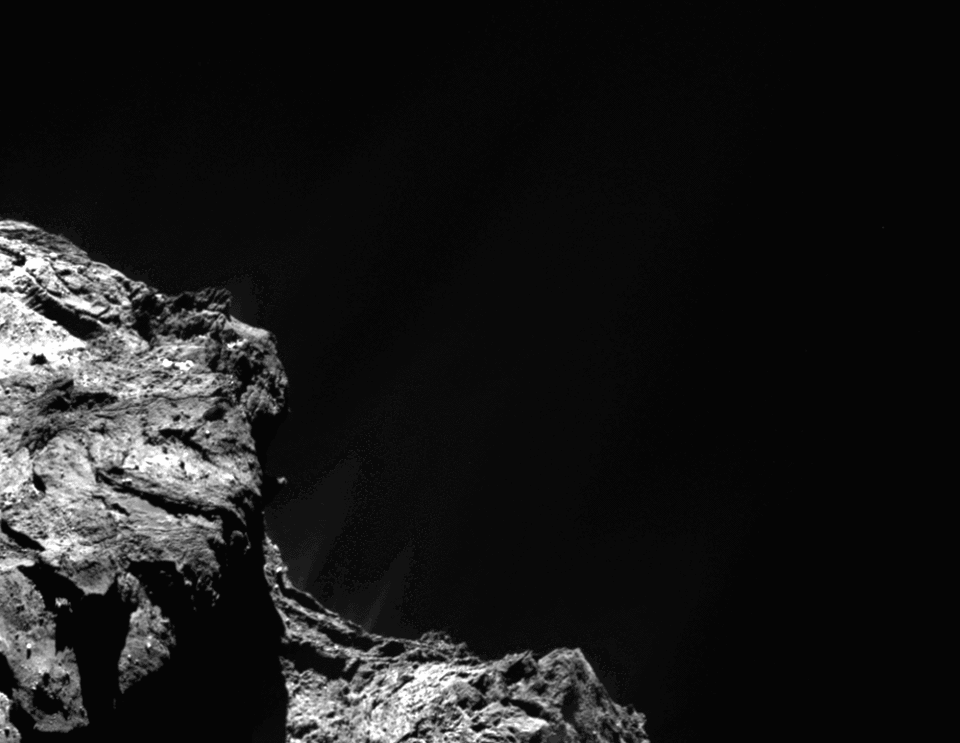 A Sudden Jet on Comet 67P