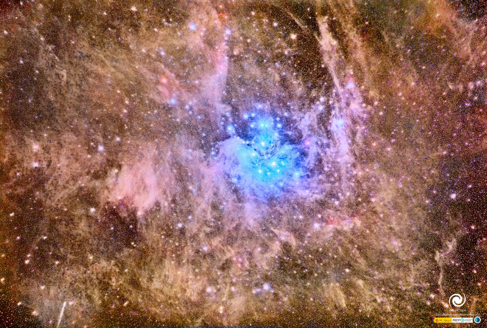 The Pleiades Deep and Dusty