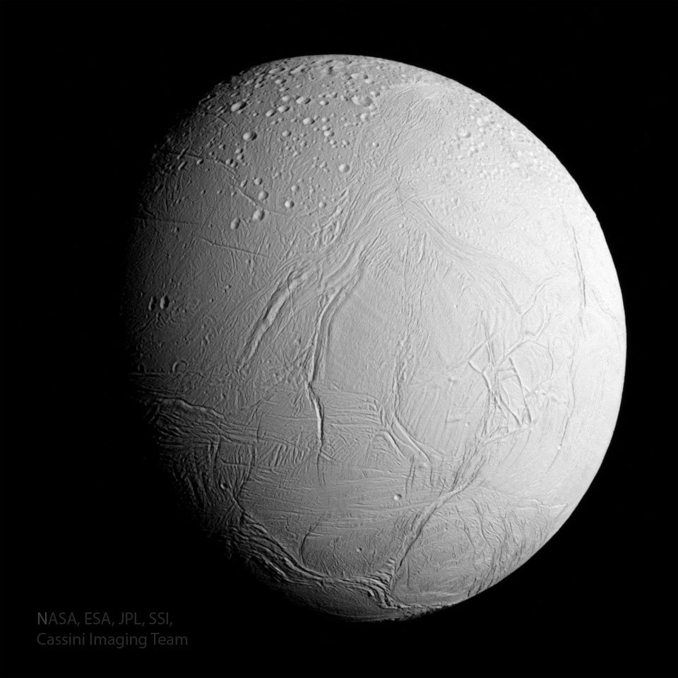 Enceladus in True Color