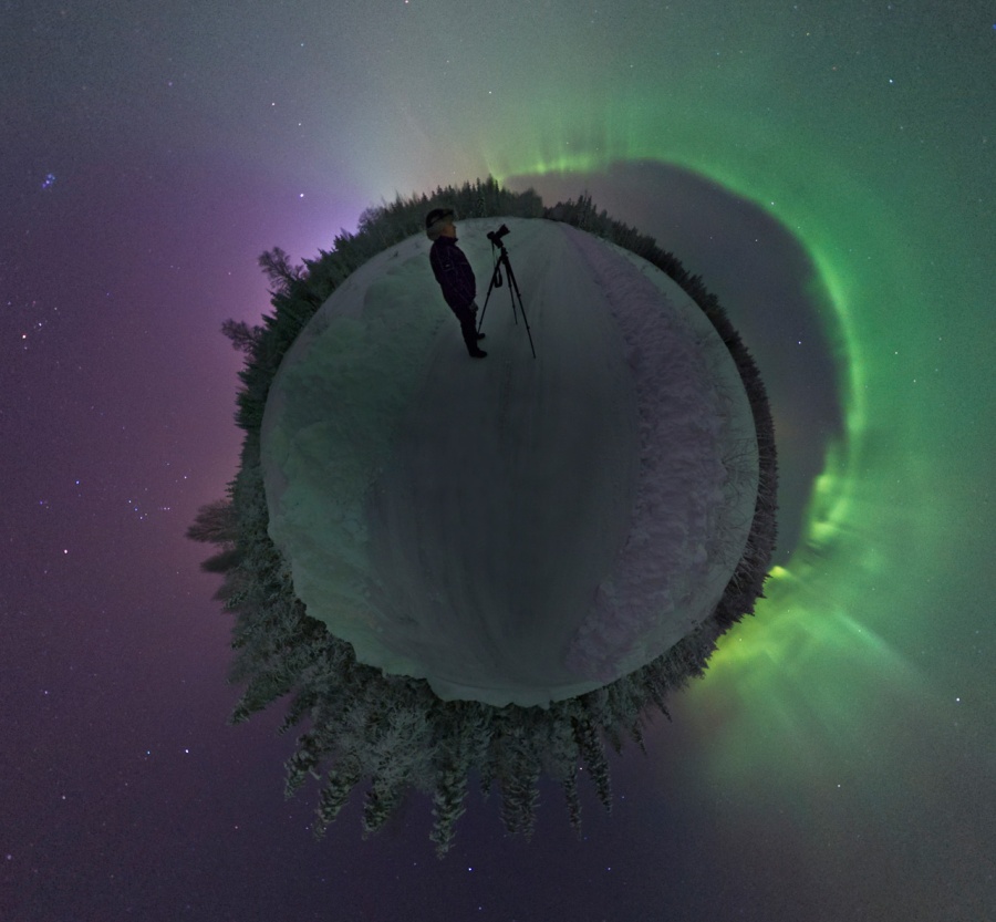 Planet Aurora Borealis