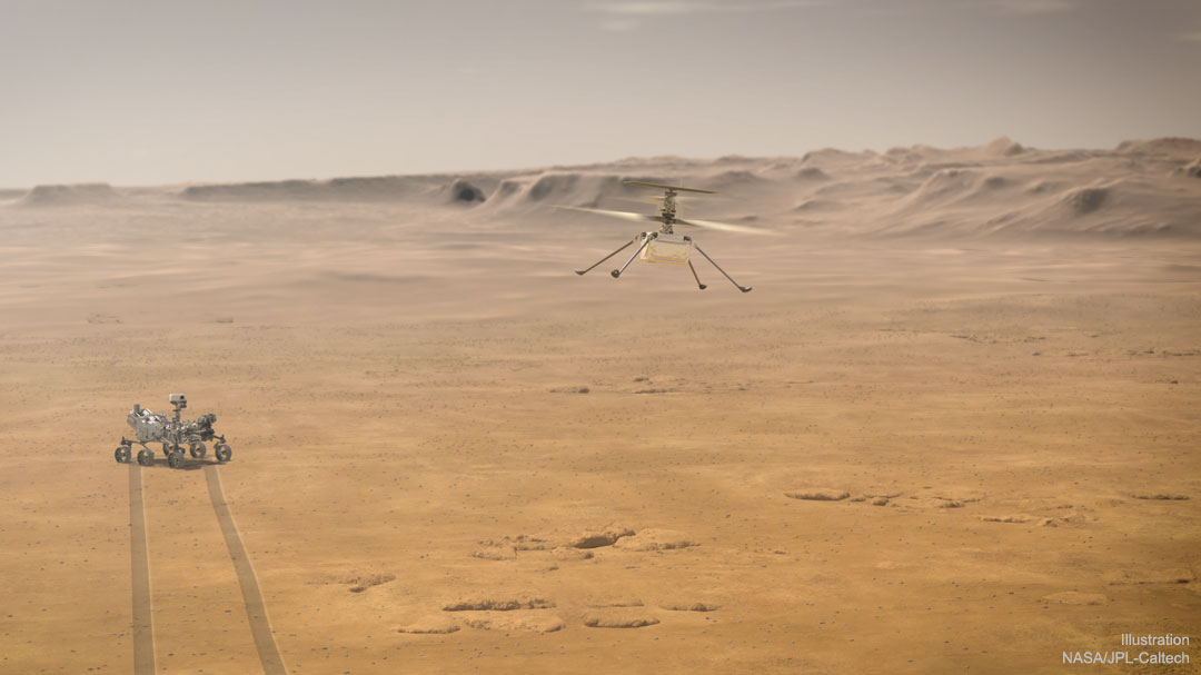 Ingenuity: A Mini-Helicopter Now on Mars