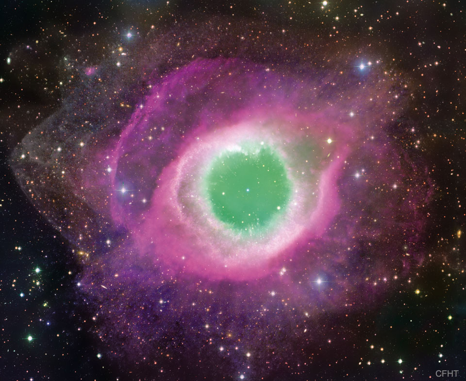 The Helix Nebula from CFHT