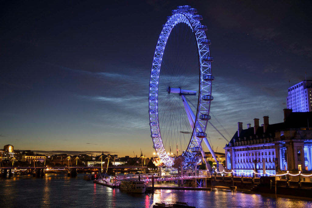 Noctilucent Clouds over London