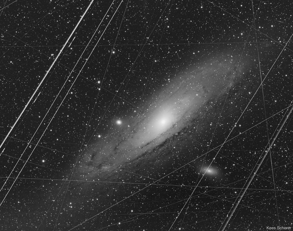 Andromeda before Photoshop