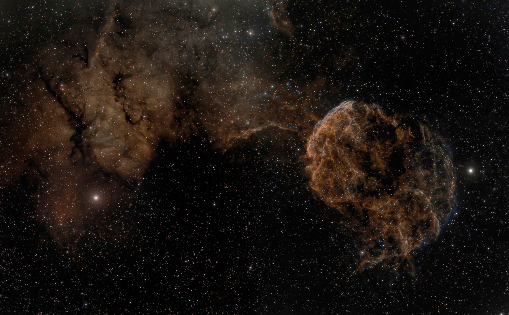 Sharpless 249 and the Jellyfish Nebula