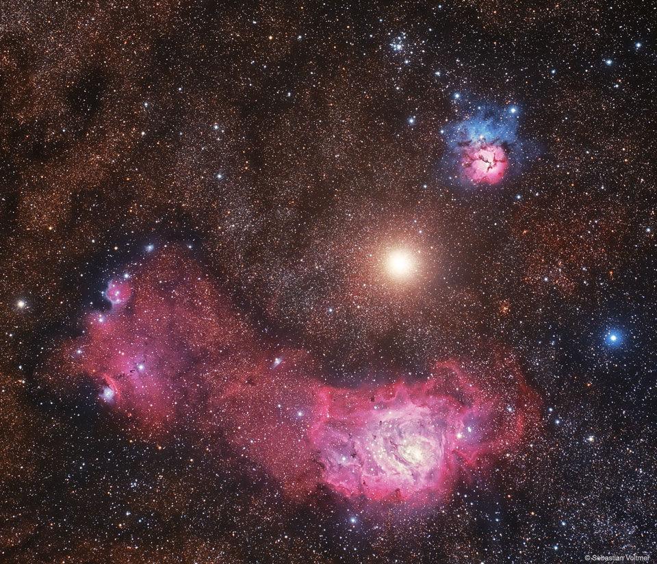 Mars Between Nebulas