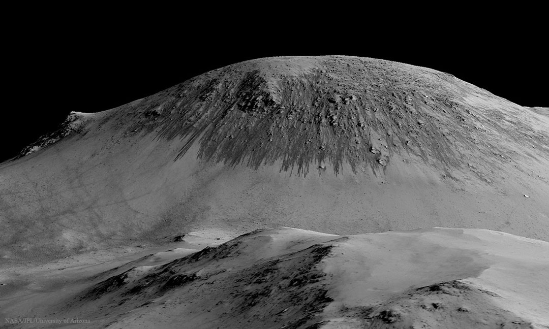 Seasonal Streaks Point to Recent Flowing Water on Mars