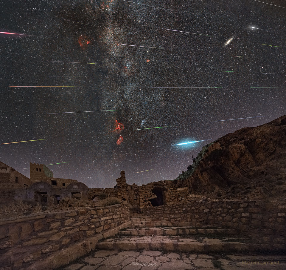 A Meteor Wind over Tunisia