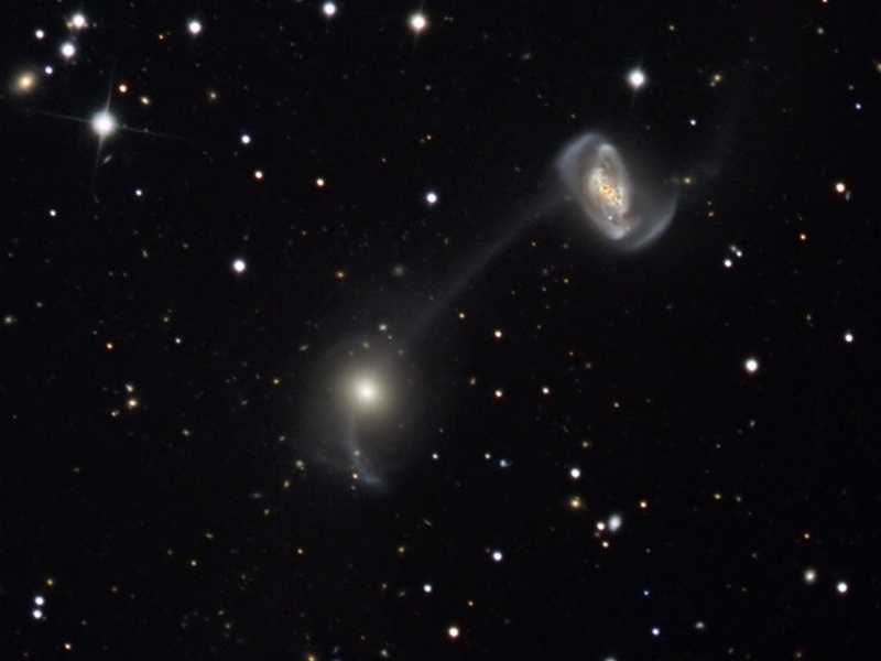 Galaxies on a String