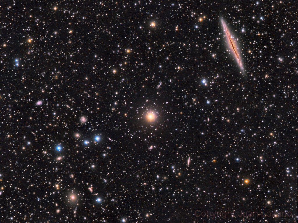 NGC 891 vs Abell 347