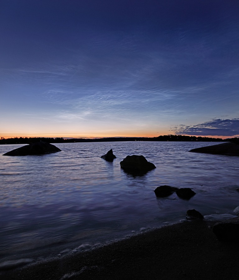 Clouds Near the Edge of Space