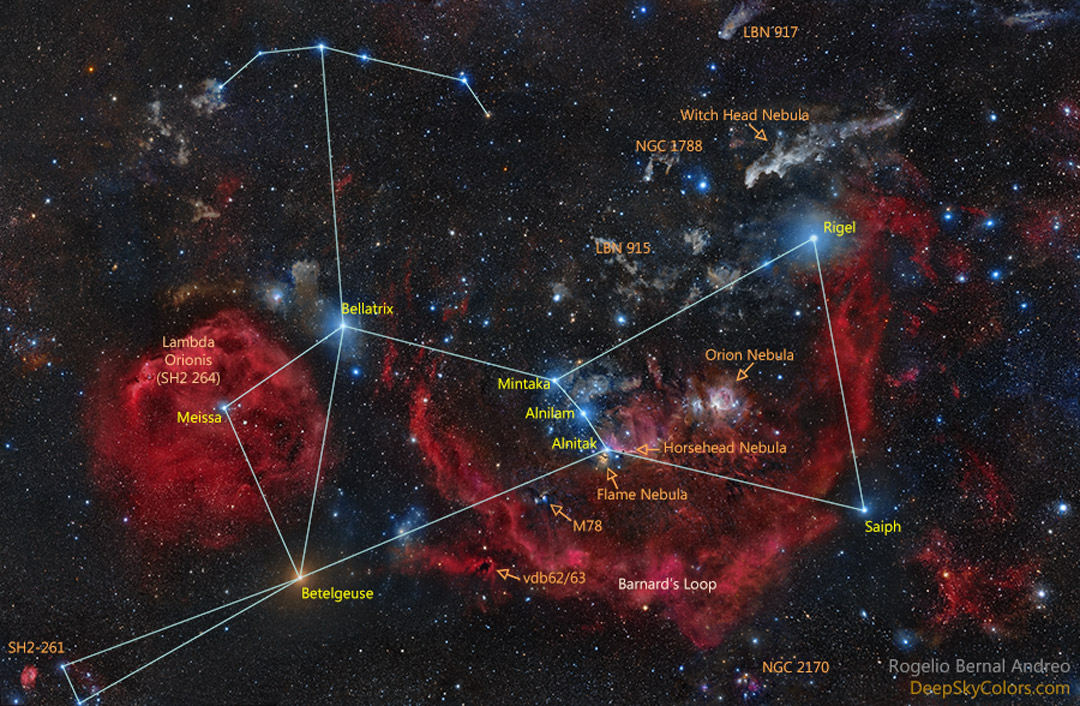 Orion and Official Star Names