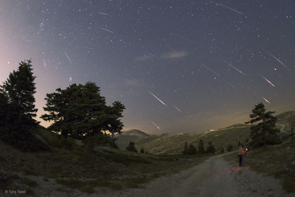 Perseid Meteors over Turkey