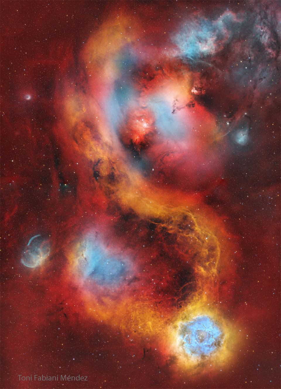 Rosette Nebula Deep Field