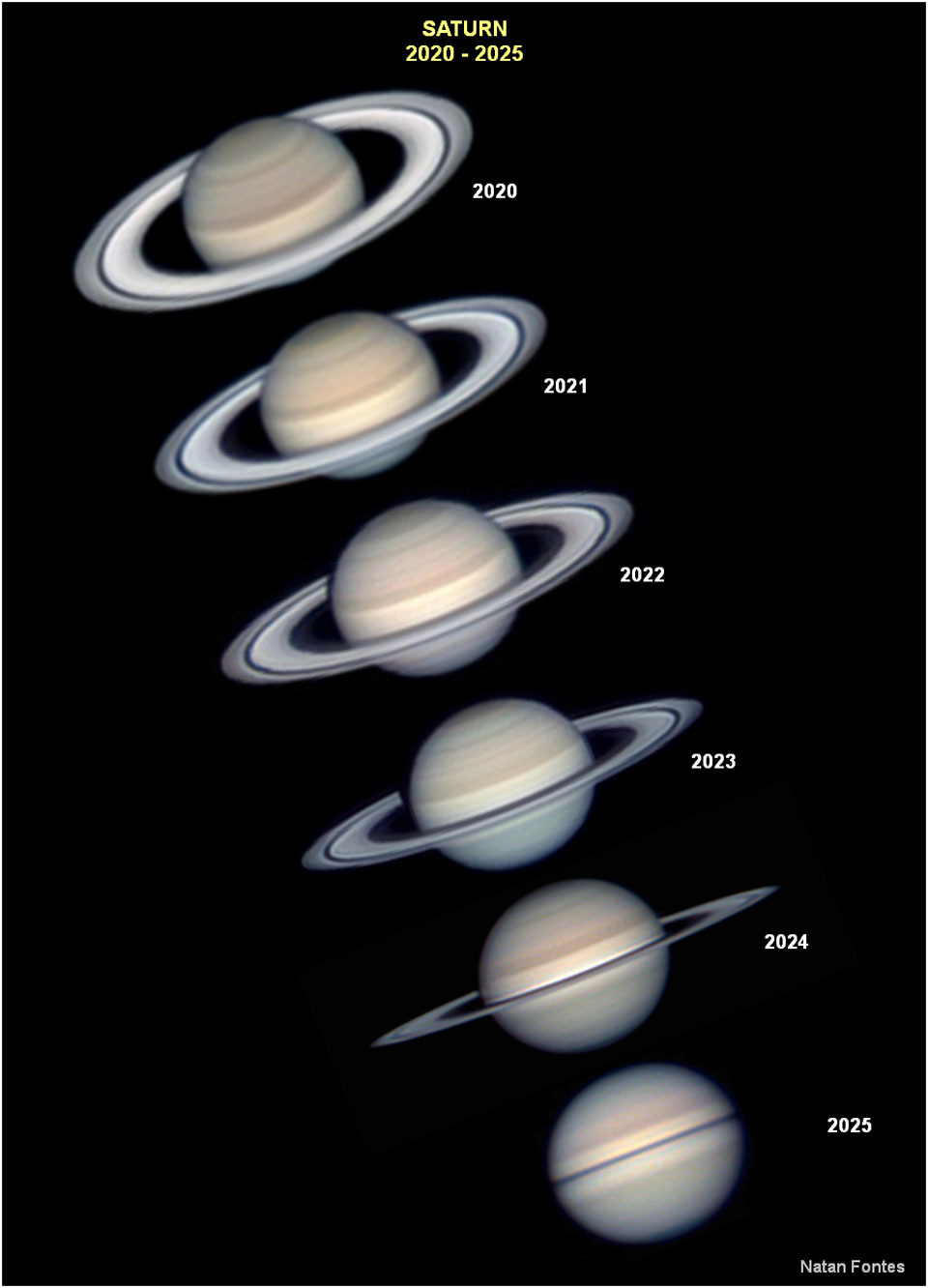 Saturn's Rings Appear to Disappear