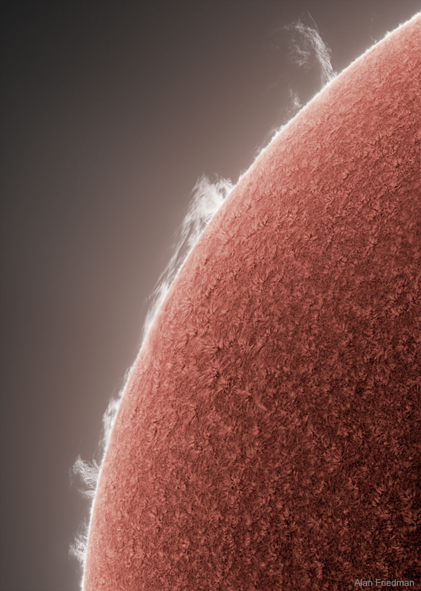 Active Prominences on a Quiet Sun