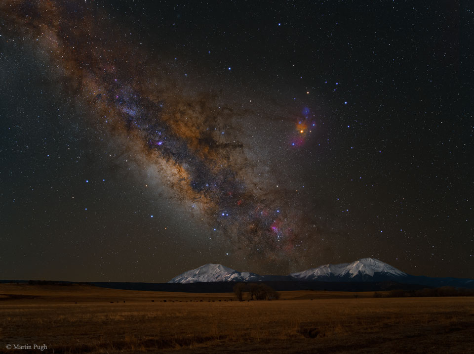 Milky Way Over the Spanish Peaks