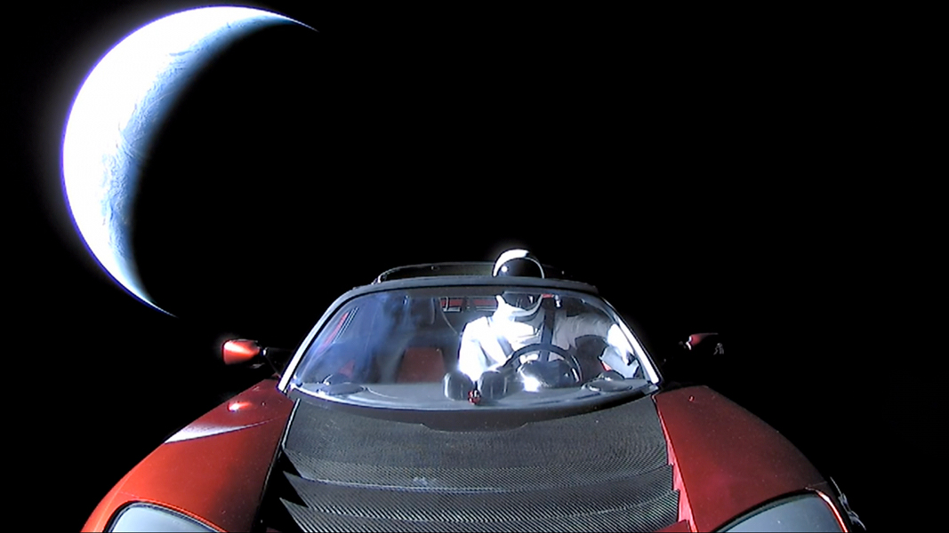Roadster, Starman, Planet Earth