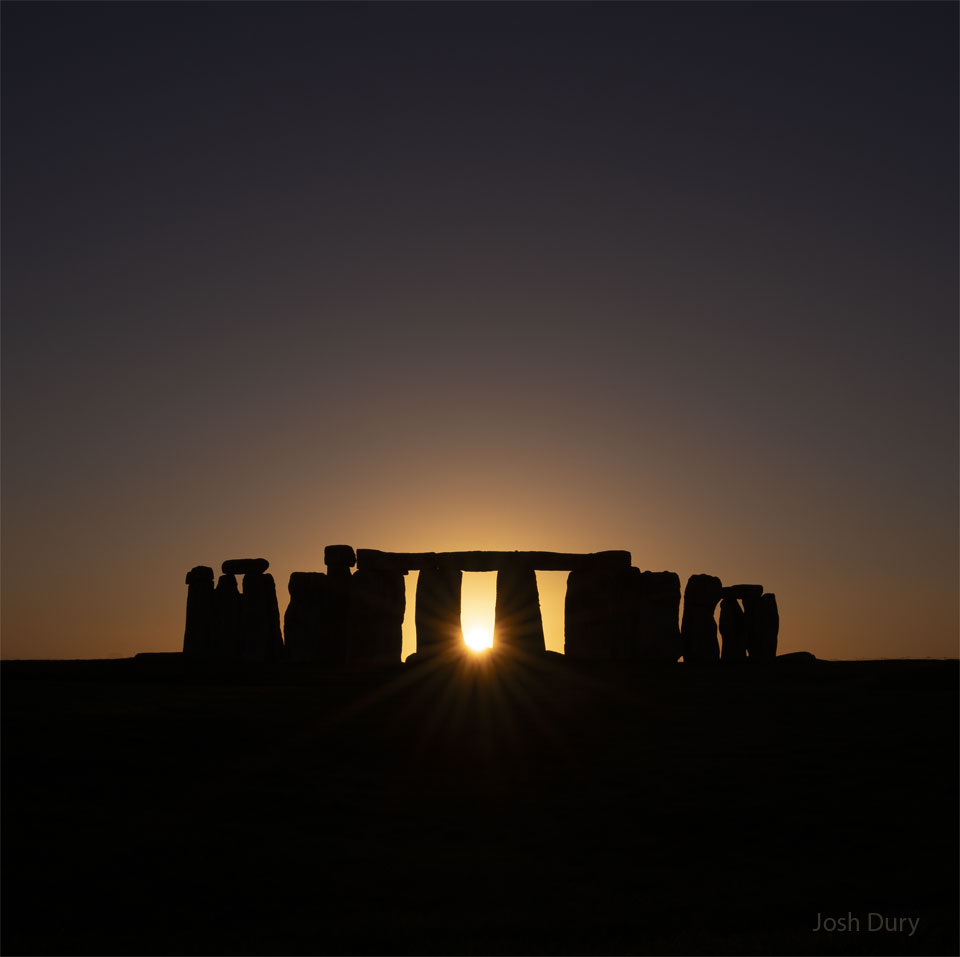 Sunset Solstice over Stonehenge