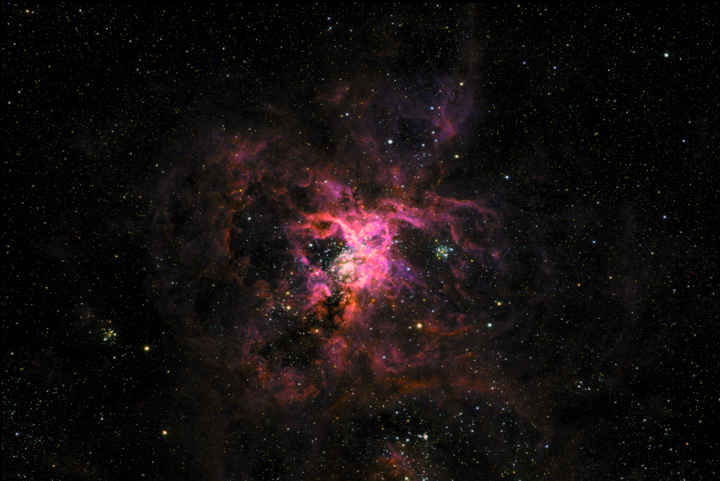 The Tarantula Nebula from SuperBIT