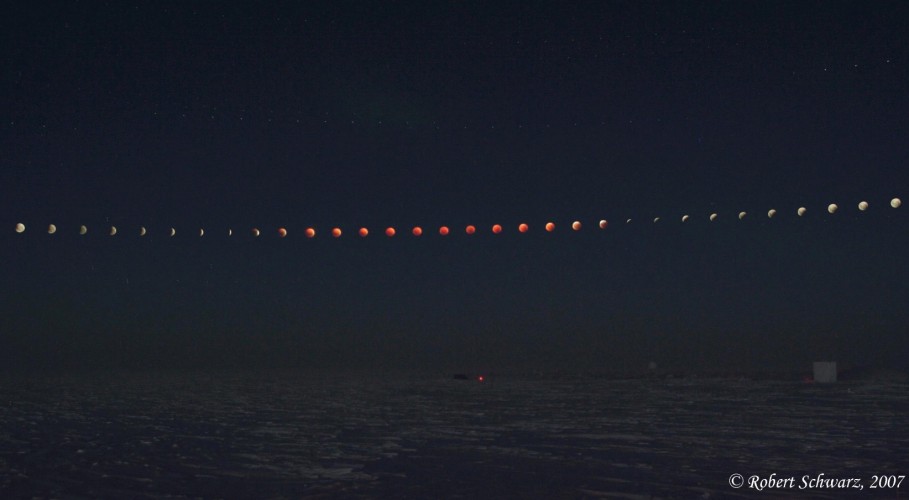 South Pole Lunar Eclipse