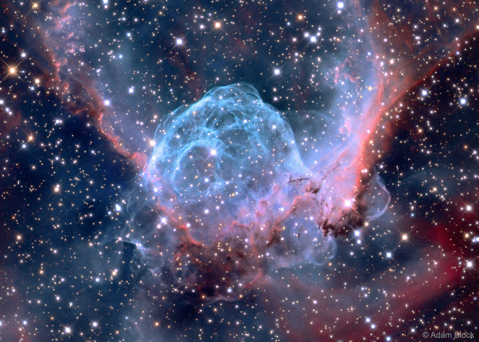 Thor's Helmet Emission Nebula