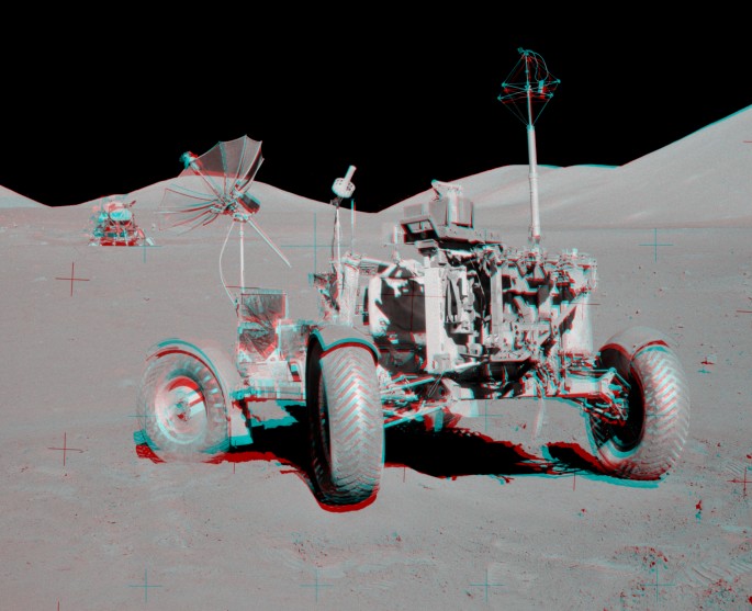 Apollo 17: VIP Site Anaglyph