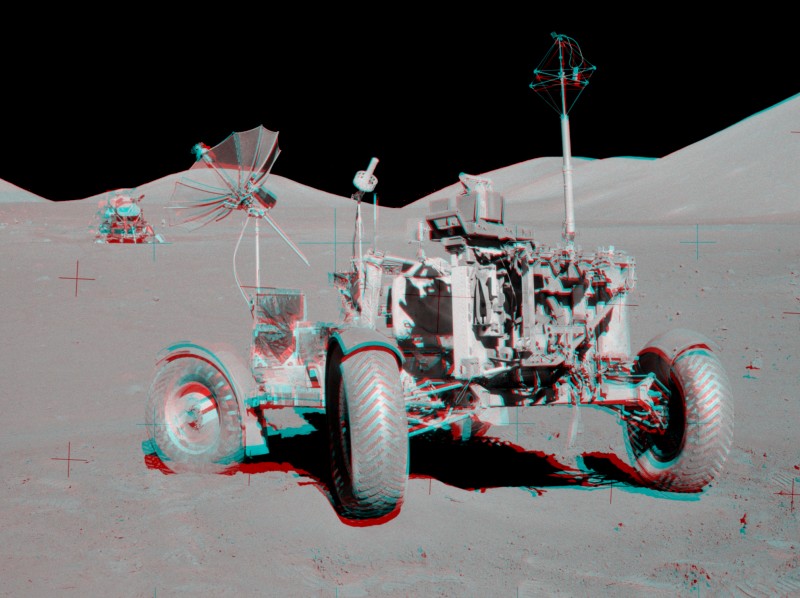 Apollo 17 VIP Site Anaglyph