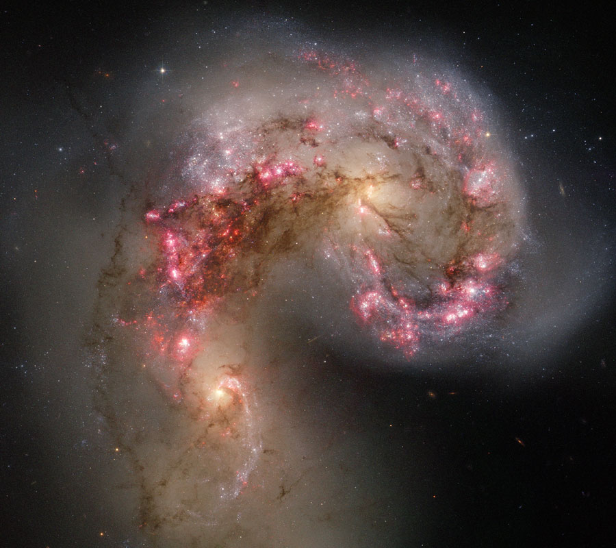 The Antennae Galaxies in Collision