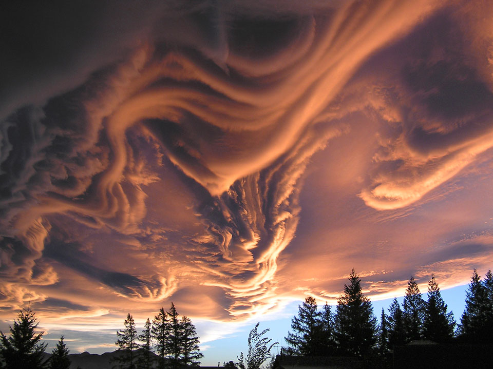 Asperatus Clouds Over New Zealand