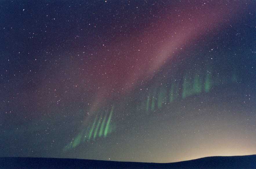 Rays from an Unexpected Aurora