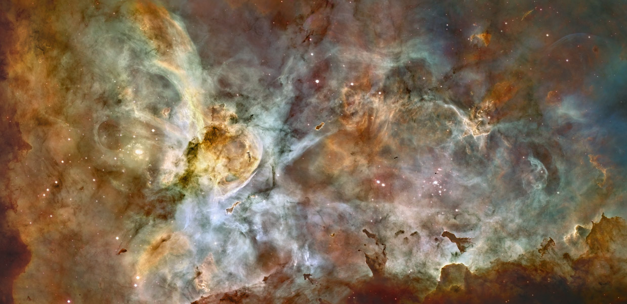 The Turbulent Neighborhood of Eta Carina