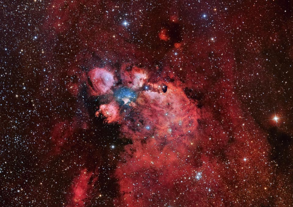 NGC 6334: The Cat's Paw Nebula