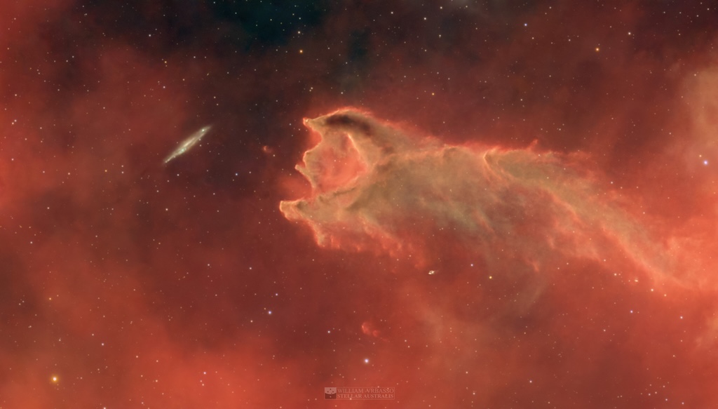 CG 4: The Globule and the Galaxy