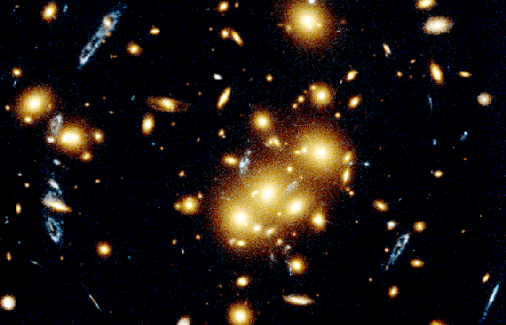 Giant Cluster Bends, Breaks Images