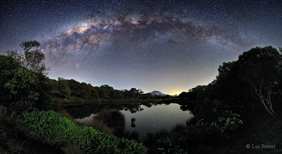 Milky Way Over Piton de l'Eau