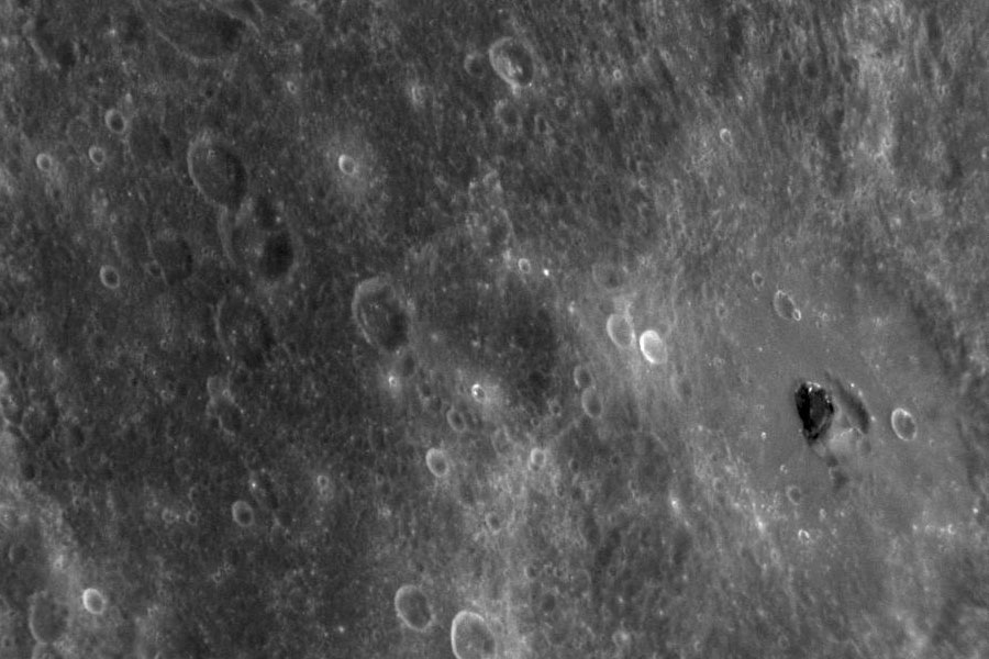 Unknown Dark Material on Mercury