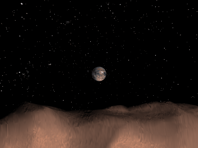 Earth Nears Asteroid Toutatis