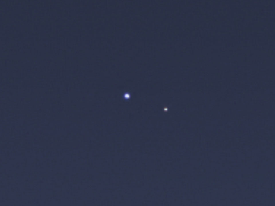 Earth and Moon from Saturn