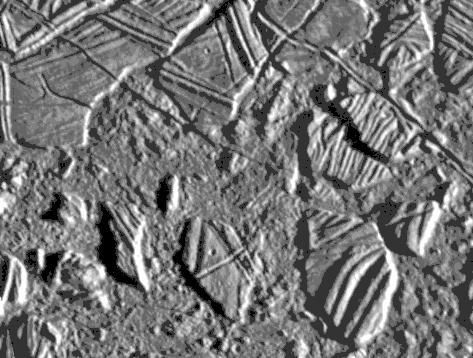 Europa's Ice Rafts 
Credit: