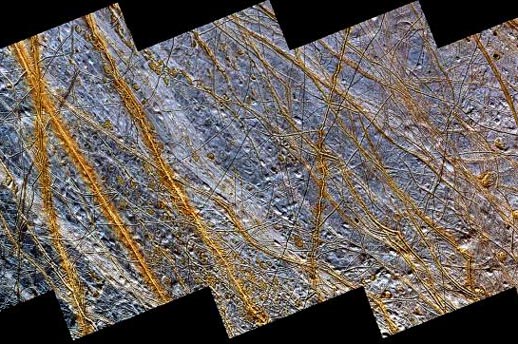 Plains and Ridges on Europa