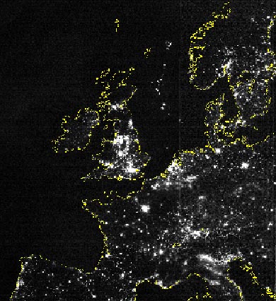 Europe at Night