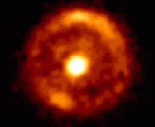 A Bulls-Eye Einstein Ring