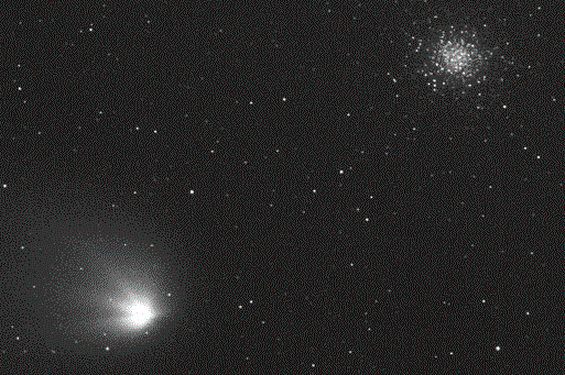 Comet Hale-Bopp Passes M14
Credit and Copyright: