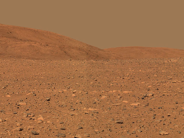 Spirit Rover Reaches the Columbia Hills on Mars