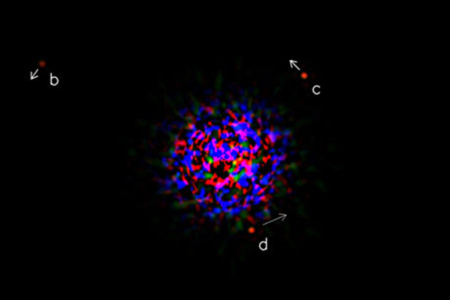 HR 8799: Discovery of a Multi-planet Star System