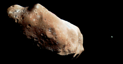 Ida and Dactyl: Asteroid and Moon